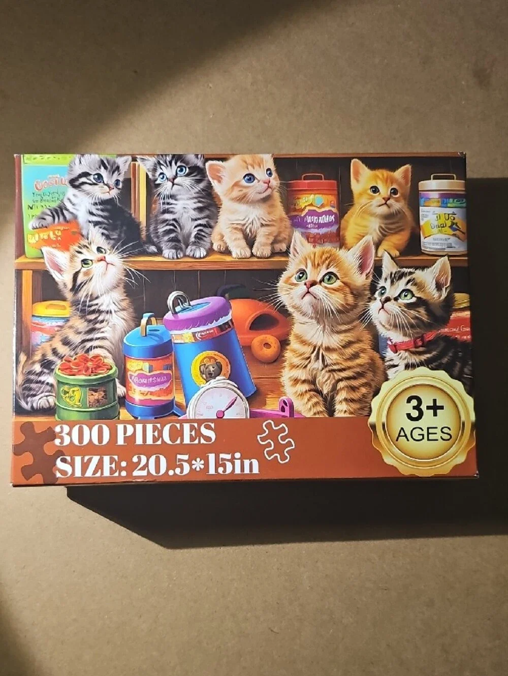 300 Pieces Kittens Puzzle Used